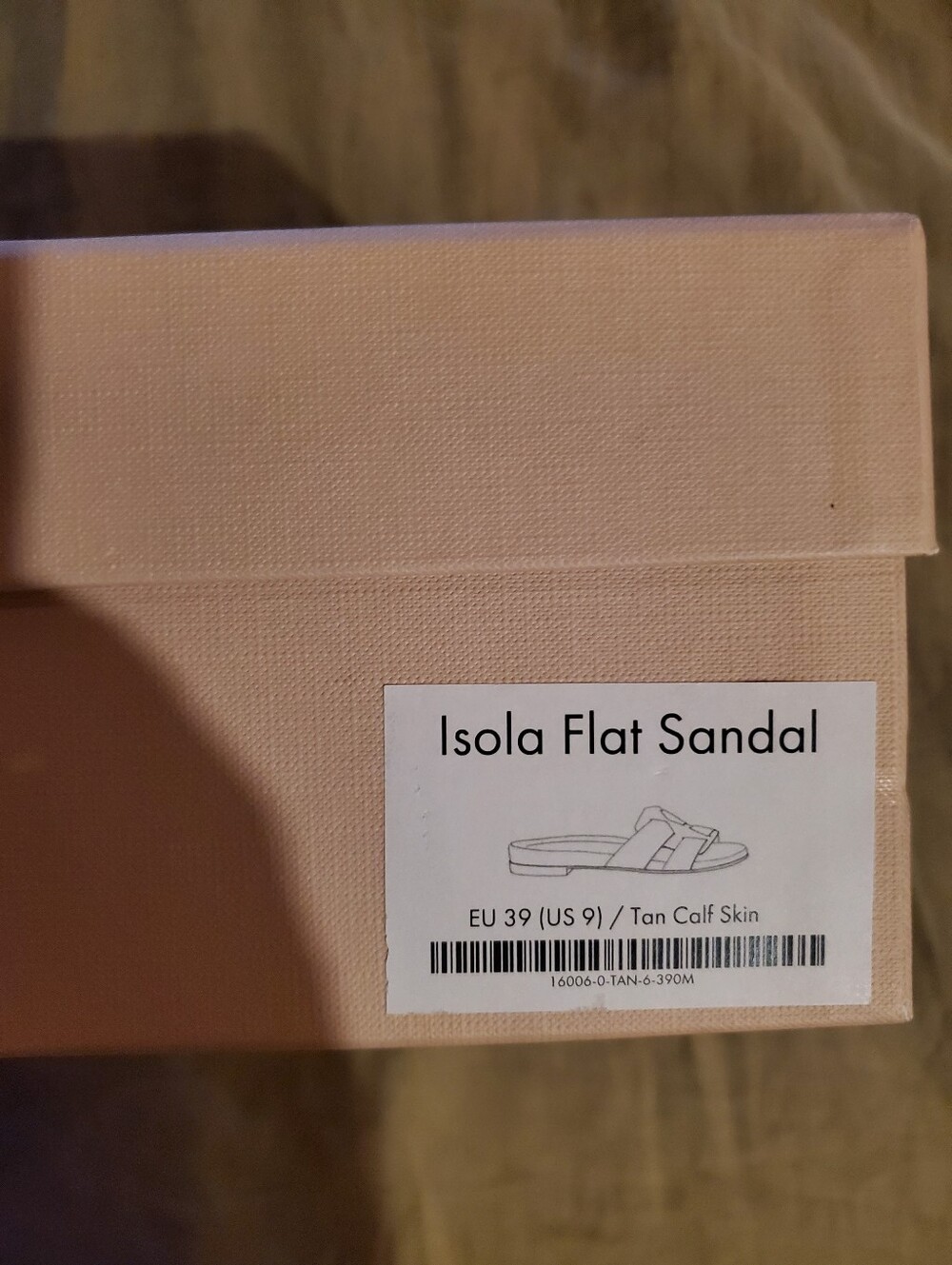 Women's Brown Leather Slide Sandals - Picture 3 of 4